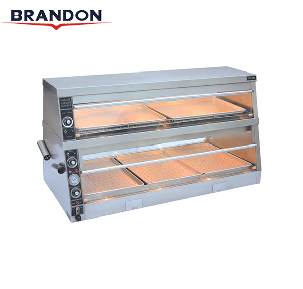 Heated display cabinet