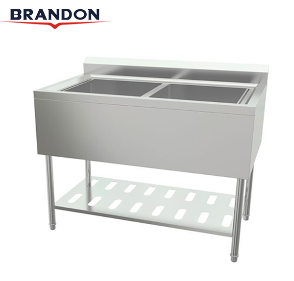 Double star basin with perforated frame