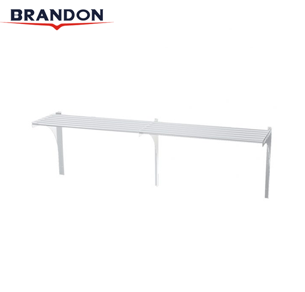 Wall mounted pipe rack
