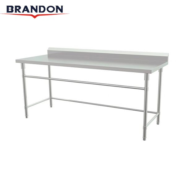 Single layer workbench with backrest