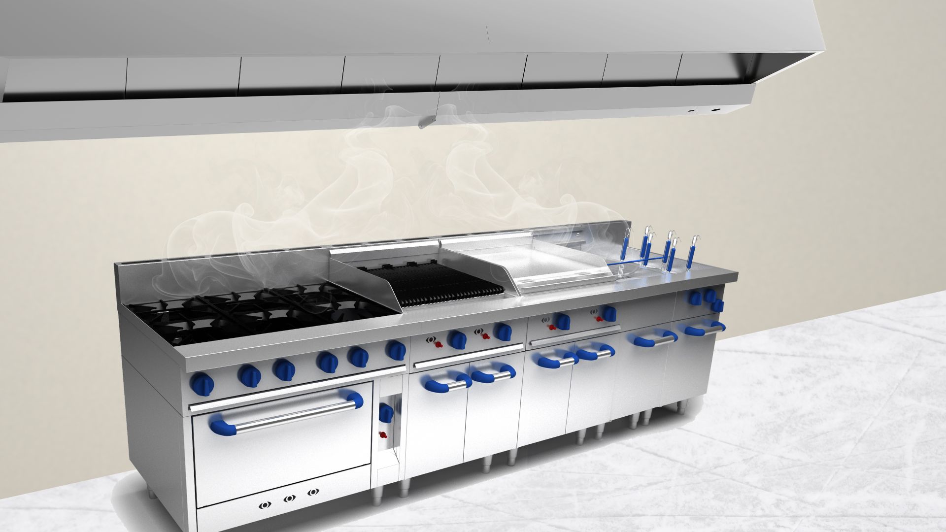 Reducing exhaust to improve yellow or lazy flame